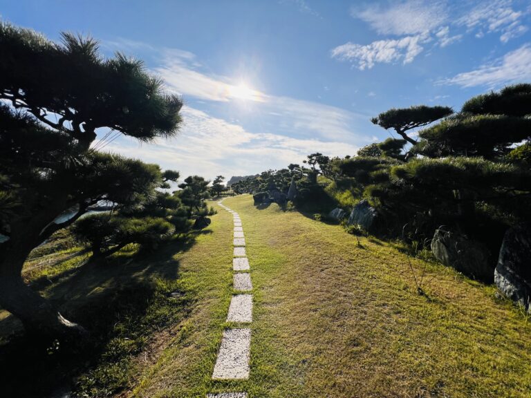 岬の庭園、番所庭園を歩く。